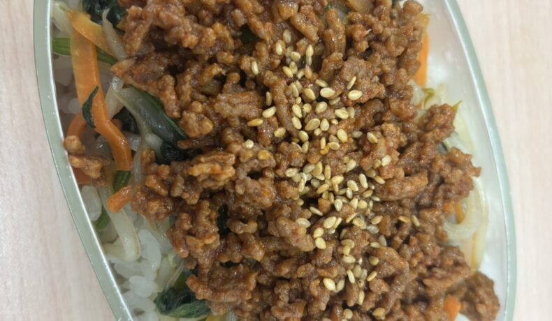 娘お手製の手作り弁当